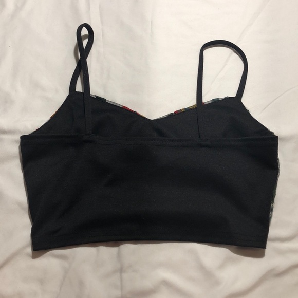 Primark Floral Crop Top - Picture 2 of 3